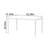 Simple and eco-friendly material rectangular table-404847904