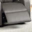 Collection Modern Terry, similicuir rembourré avec fauteuil inclinable électrique, gris