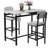 Riebling 2 - Person Four Leg Base Dining Set-1992346835