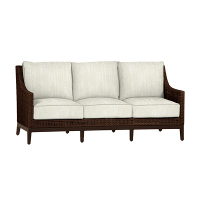 Peninsula Woven Sofa - Mahogany/Chestnut