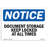 Document Storage Keep Locked at All Times Sign