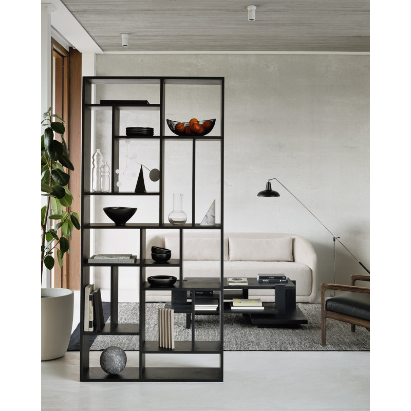 M Solid Wood Etagere Bookcase