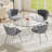 5-Piece Round Dining Table Set for 4-877287312-877287316