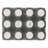 Rachael Ray Solid Glaze Ceramics Egg Tray, 12-Cup-82378649