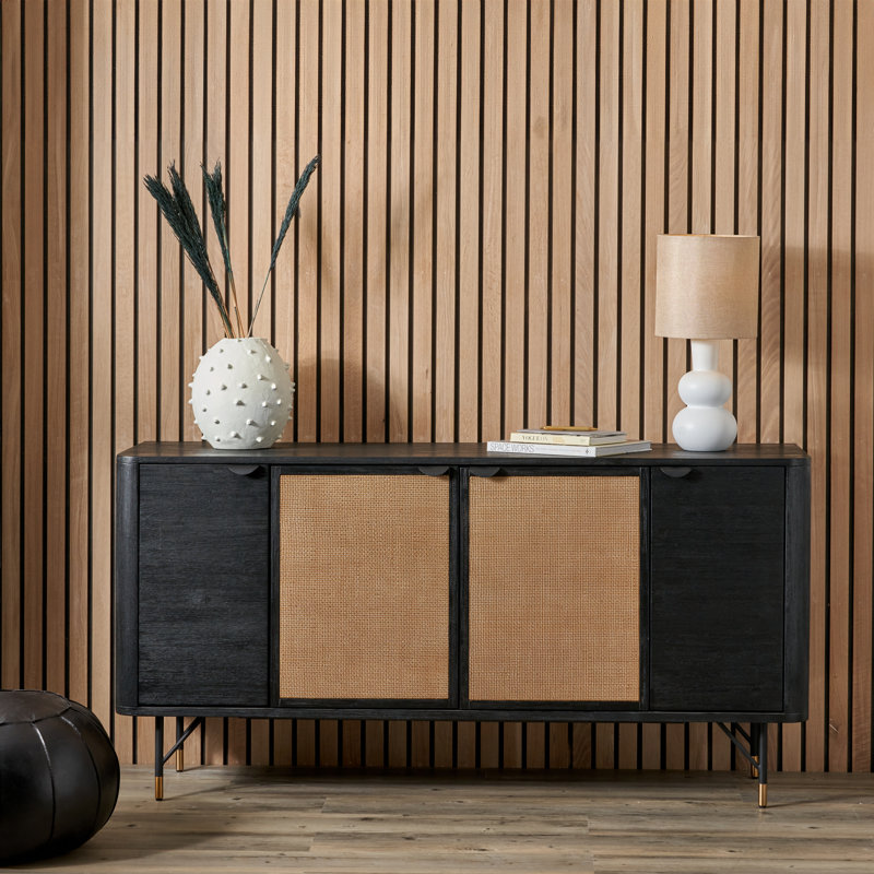 Caylin 160cm Solid Wood Sideboard