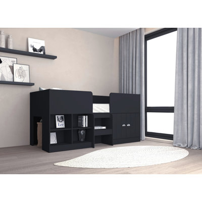 Single (3') Cabin Mid Sleeper Daybed with Shelves by Isabelle & Max