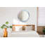 Huldar Glass Flat Wall Mirror