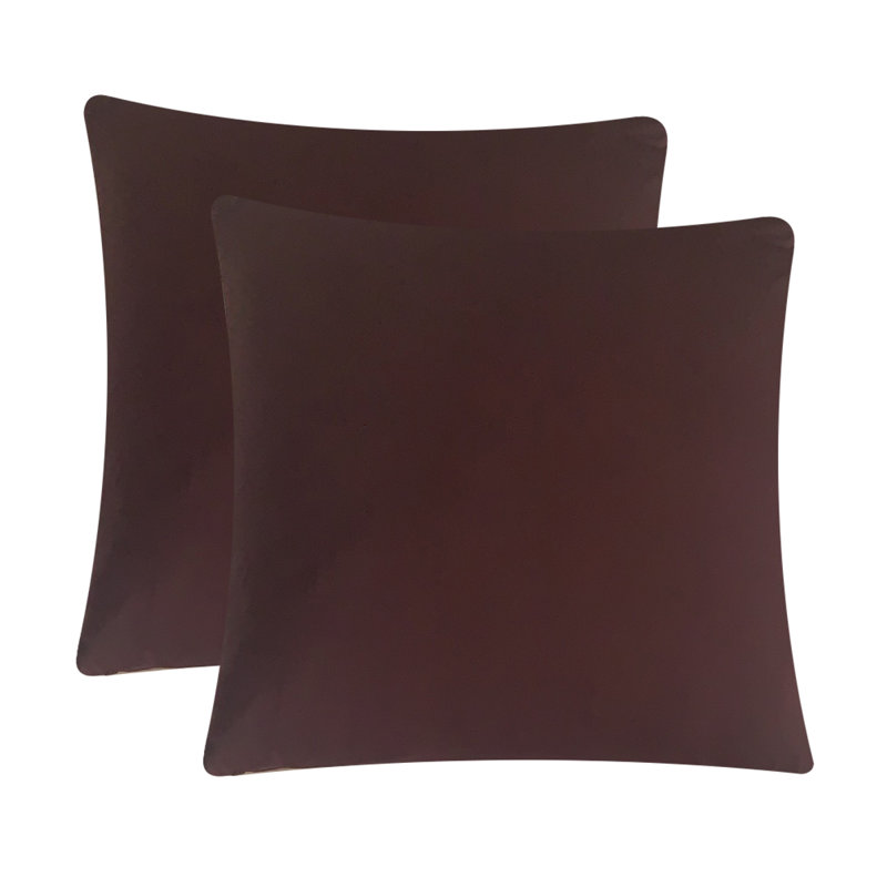 Square Cushion Cover, Red