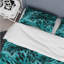 Ensemble de housse de couette turquoise et noir-977808610
