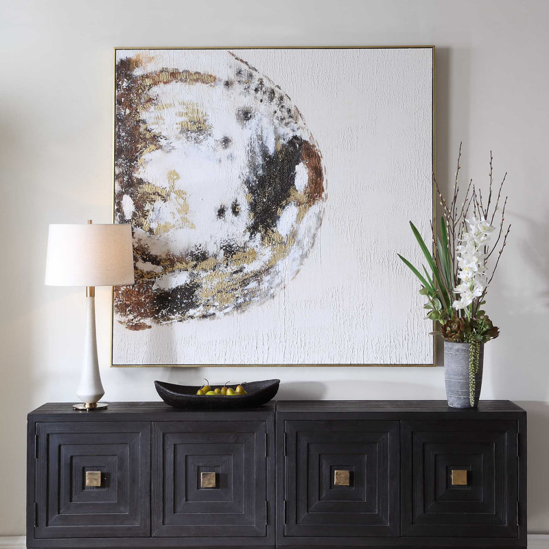  Moon Landing Hand Painted Abstract Art