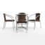 Ensemble de table carrée intérieur / extérieur 27,5 po Haverhill-86324066-23840343