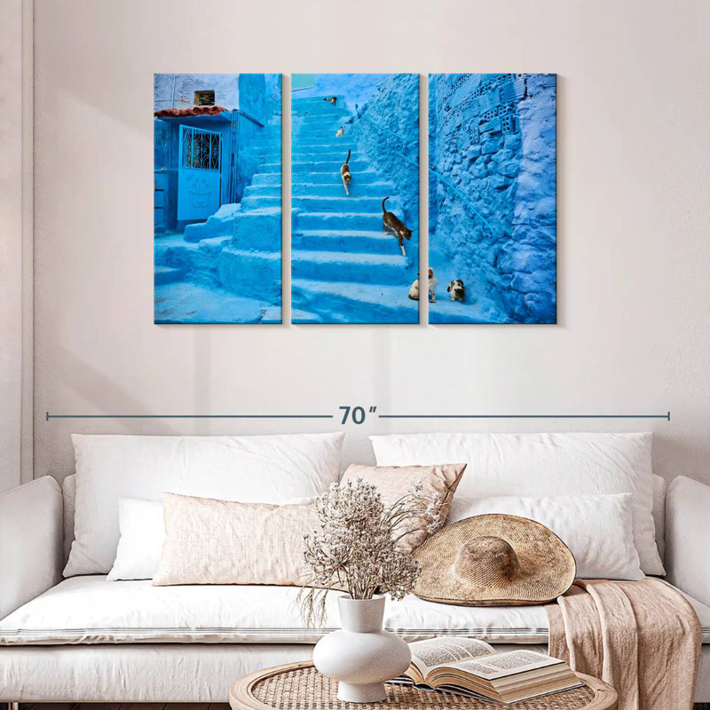 Chats Brampt Chefchaouen, H 28 po x l 45 po