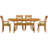 Sarah Solid Wood Top Four Leg Dining Set-16849103-39921302