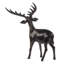 Curious Deer Ebony Wood Figurine