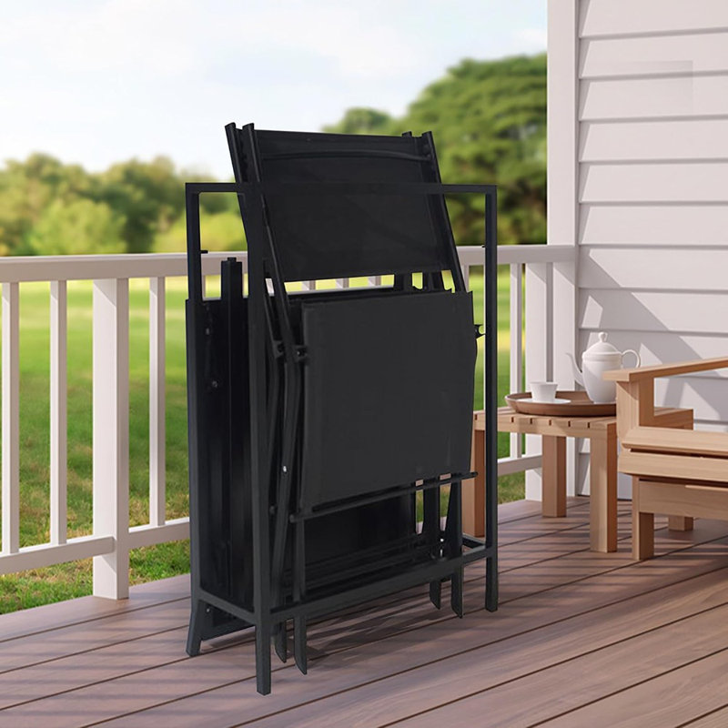 Ensemble de 3 meubles bistro de patio pour table pli ...