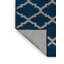 Tapis bleu en treillis lavable à la machine-214226343