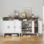 Armoire à chaussures en bois avec 3 portes-114312334