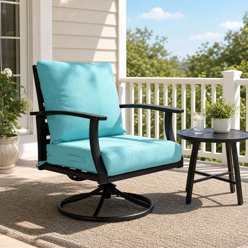 Inch Outdoor Chair Cushion Set, 26"x23", Teal