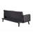 Koga 72'' Velvet Convertible Sofa-1600297006