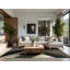Soft Plush Bertrand Modern Geometric Shapes Area Rug in Brown – Black Binding-646599254