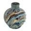 Blue and Brown Reactive Glazed Accent Vase