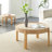 Modern simple log cream style coffee table