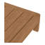 Table de bout en bois massif Carlee