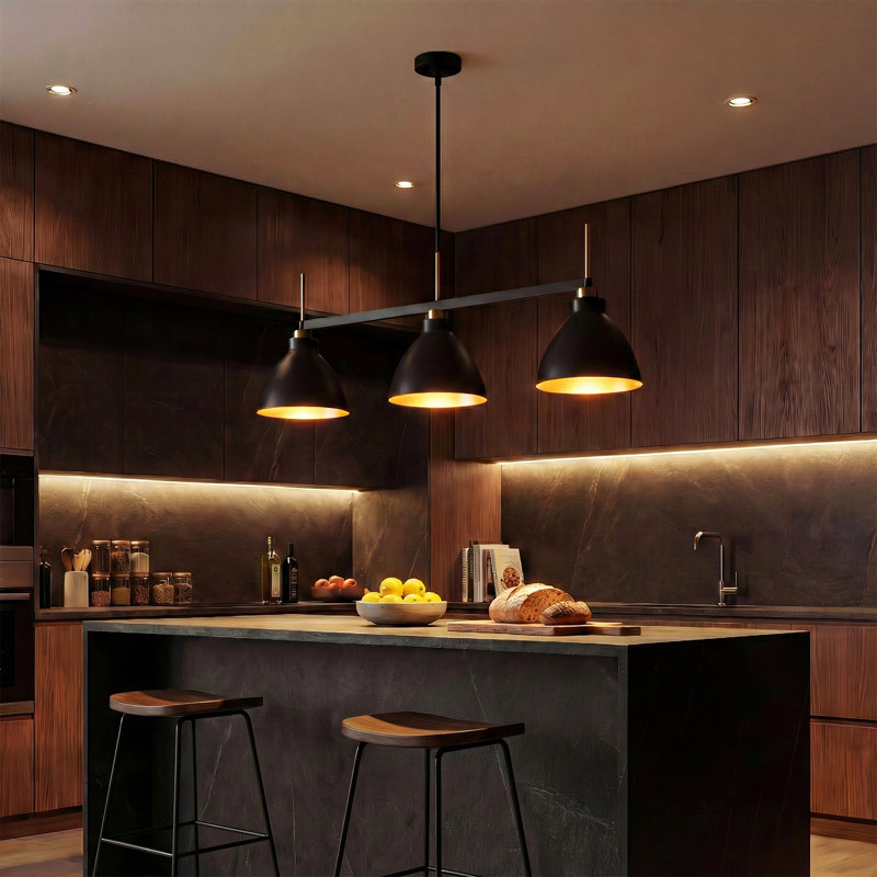 3 - Light Kitchen Island Pendant