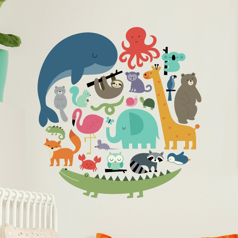 Animals Non-Wall Damaging Wall Decal