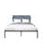 Upholstered Metal Standard Bed
