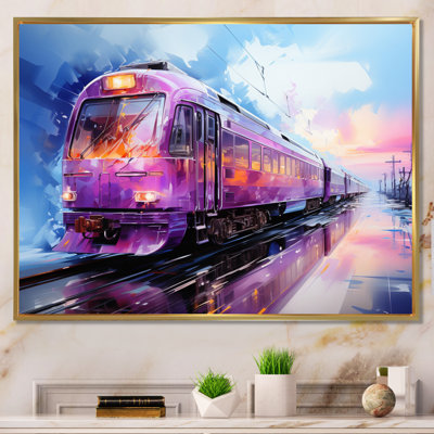 " Abstract Train Translucent Rhythms IV "