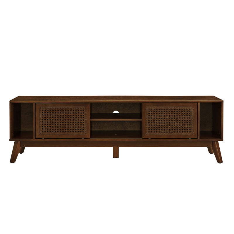 Meuble télé Mid-Century, Noyer