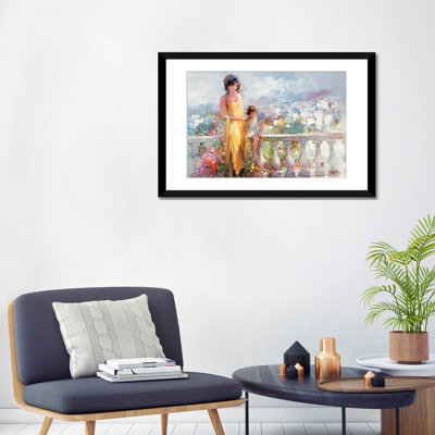 « happy pair », reproduction sur toile
