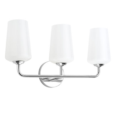 Celino Three-Light Bath & Vanity with Glass