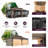 24 Ft. W x 14 Ft. D Hardtop Gazebo, Galvanized Steel Double Roof with Aluminum Frame, Outdoor Gazebo with Curtains and Nettings for Patio, Backyard and Deck-110981946