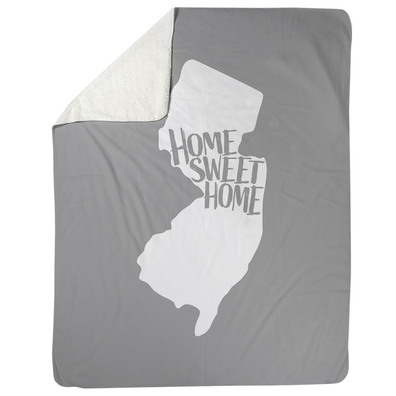 Jeté polaire new jersey the home, l 52,5 po x L 62,5 po, Gris