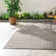 Squares Grey Indoor/Outdoor Rug