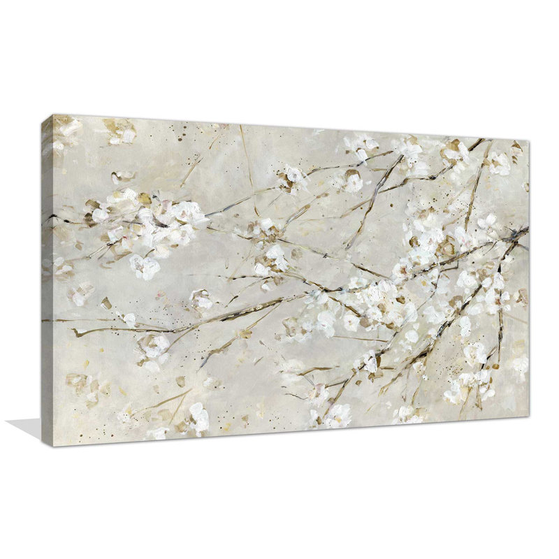Confettis en fleurs - Peinture, L 30 po x H 18 po, Toile tendue