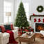 Arbre de Noël moderne de 4 pi avec apparence réaliste-722092052