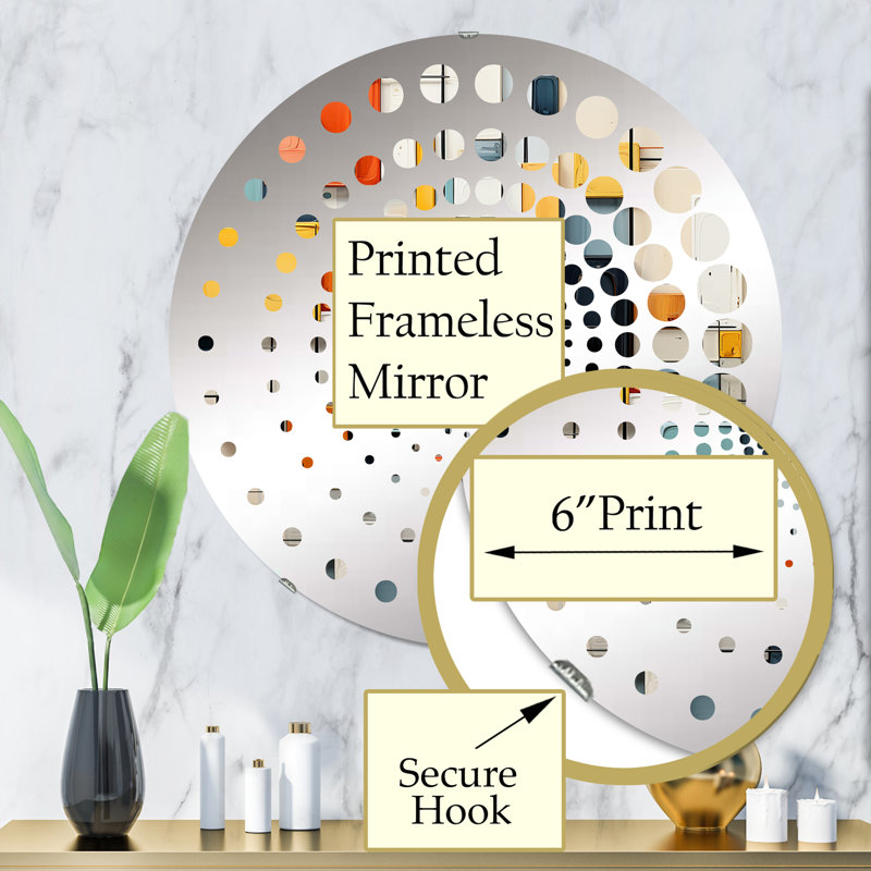 Circle Mirror, 31.4" x 31.4"