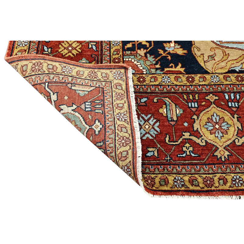 Hand Knotted Wool Oriental Area Rug
