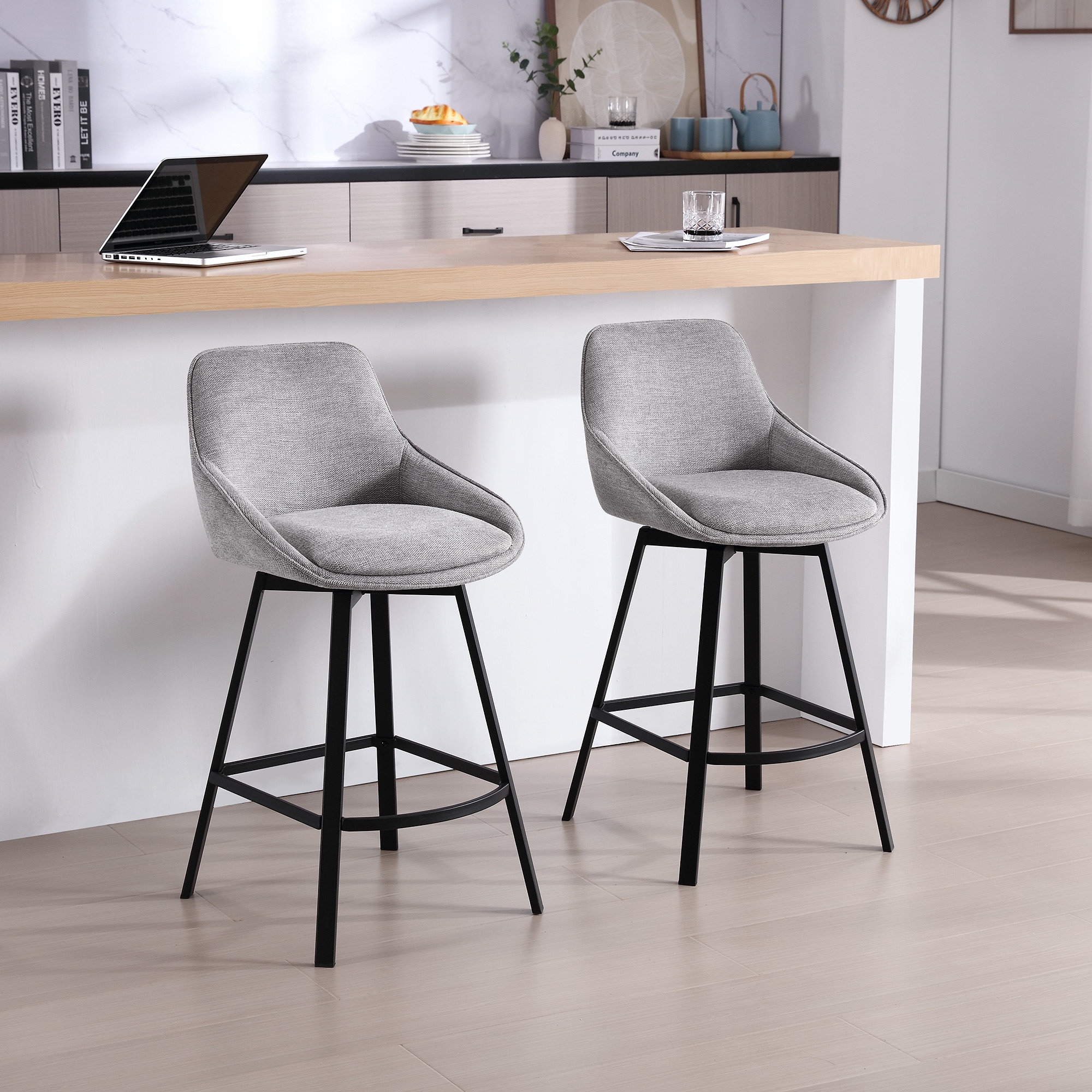 Linen bar best sale stools with backs