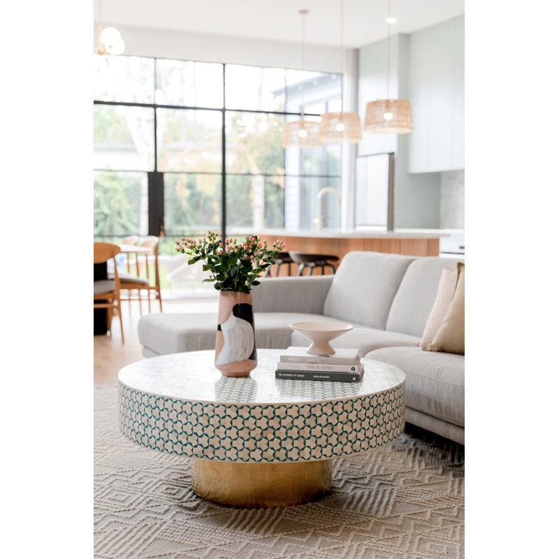 Sander Block Coffee Table, 76cm x 76cm x 40cm