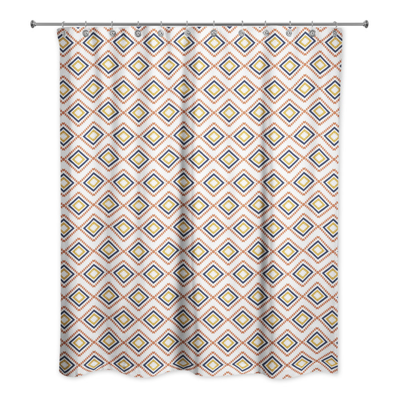 Geometric Shower Curtain