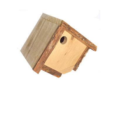 Maison d'oiseaux rustique de style rustique