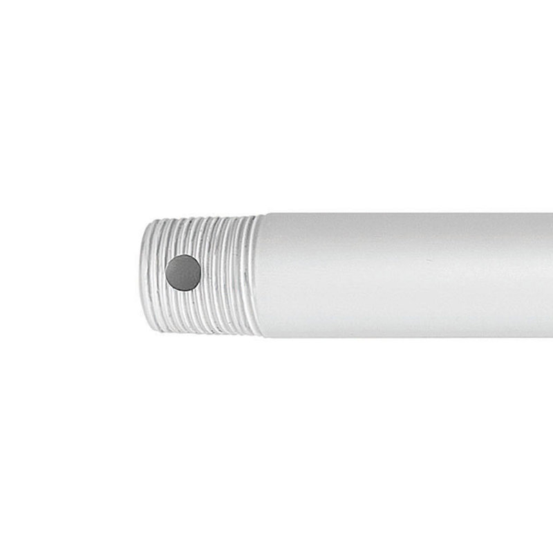 Tige de ventilateur de plafond, Blanc craie, H 12 po x l 1 po x P 1 po