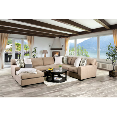 Kimsey Upholstered U-Shaped Sectional Symmetrical