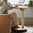 Minimalist Small Oak Mobile Height-Adjustable Desk