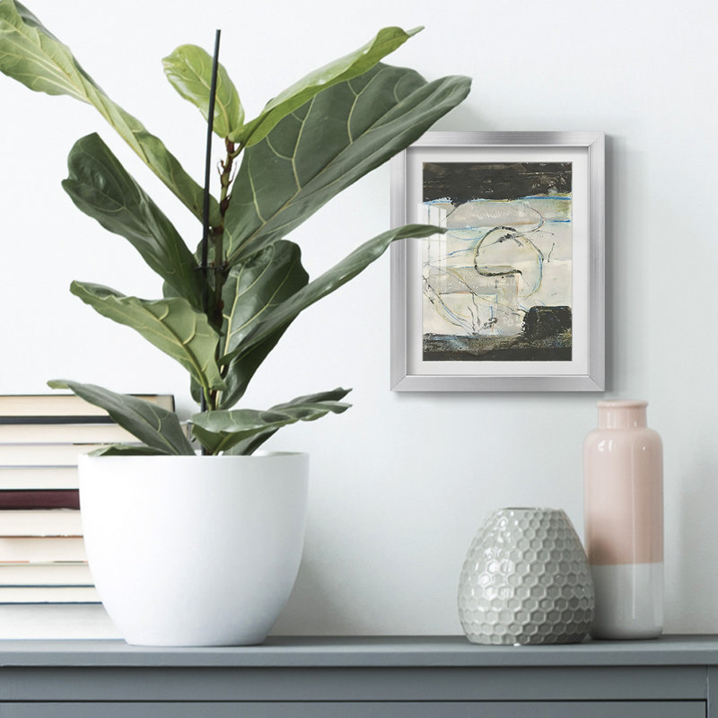 Continuing Energy I -Framed Print, 28.5" H x 20.5" W, Silver