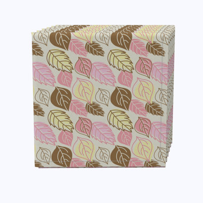 Cotton Floral Square Napkin
